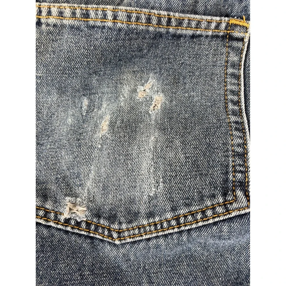 Fleece Lined Straight Leg Denim Jeans Mens‎ 38x36 Blue Medium Wash Work Pants